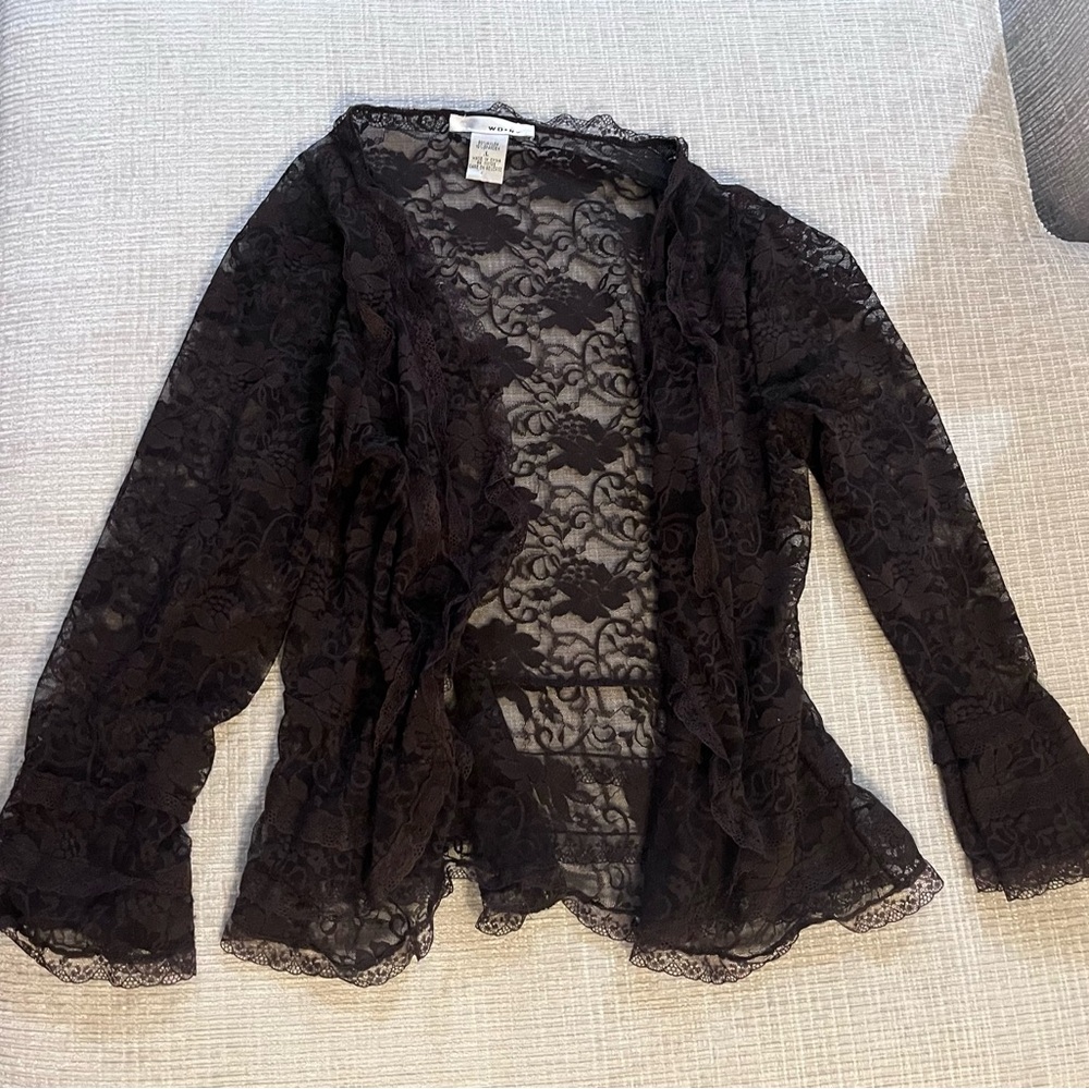 WD.NY Black Lace Jacket